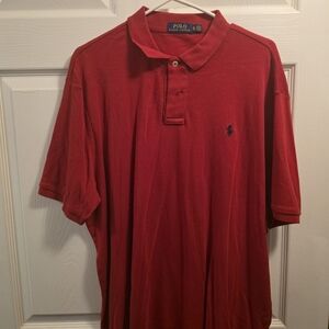 Polo by Ralph Lauren Men's Red Polo Shirt